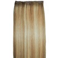 multitonal blonde highglighted human hair extensions