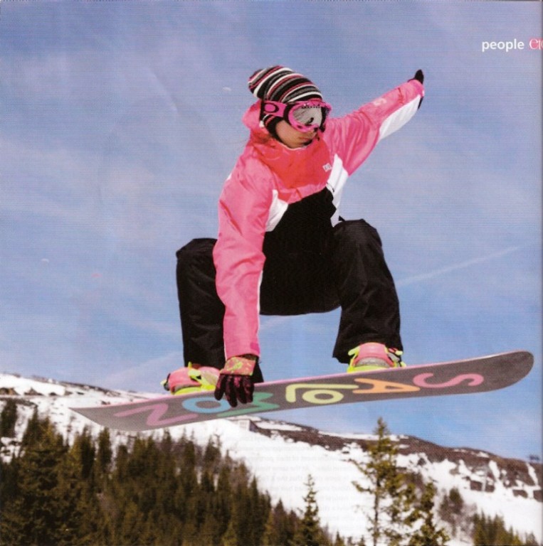 Catherine Peck snowboarder