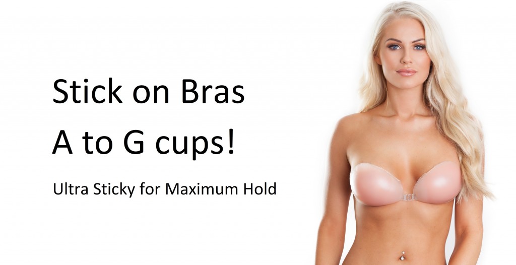 Stick on bras in A to G cup 