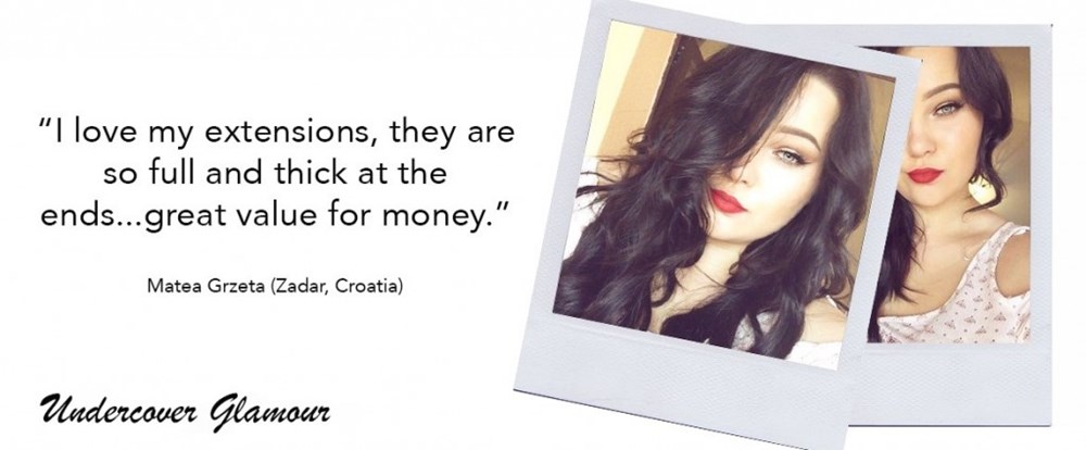Great Value For Money, Customer testimonial for Undercover Glamour's Hair Extensions