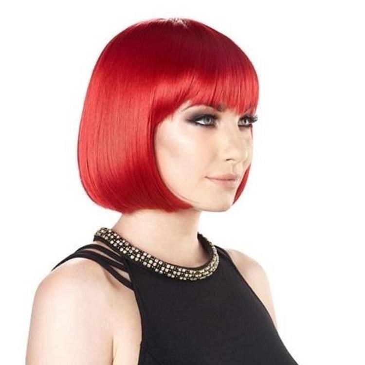 Bright Red Wig