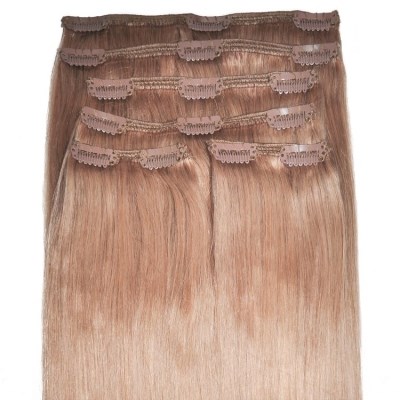 #14 Strawberry Blonde - Clip in Hair Extensions - Full Head