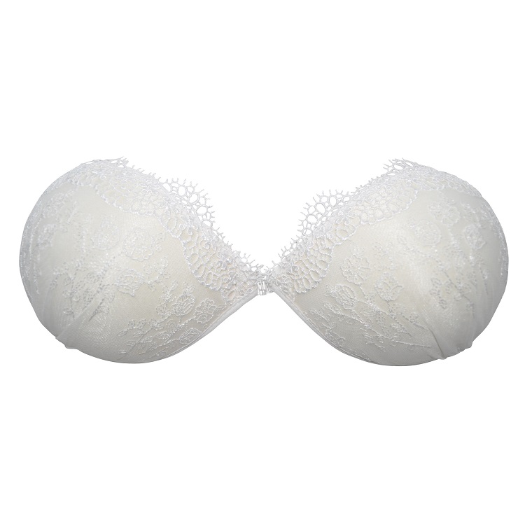 lace white bridal bra
